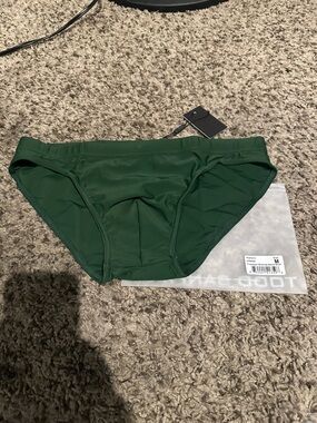 Men's Green Swim Briefs